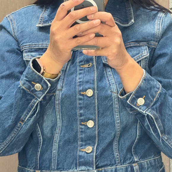 NWT-Zara layered Denim Dress - Medium - Picture 10 of 11